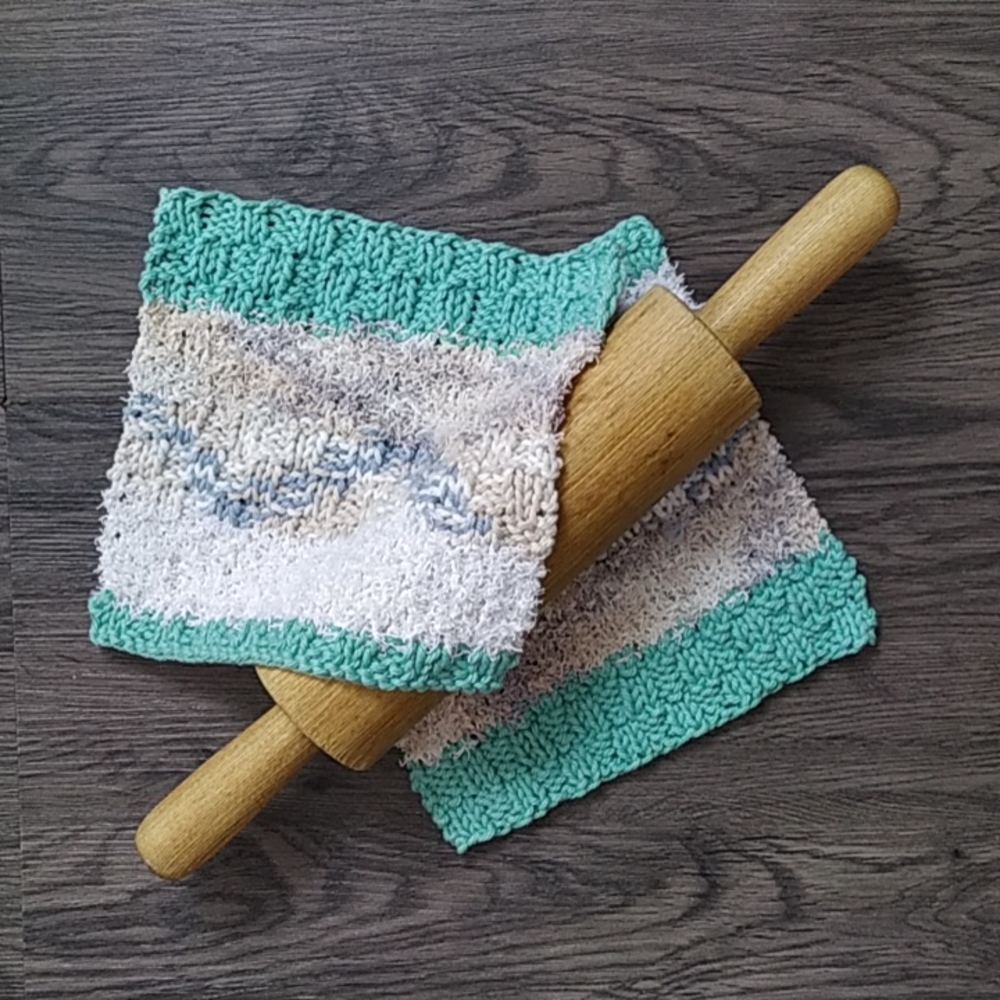 Scrubbing Stripes Dish Cloths